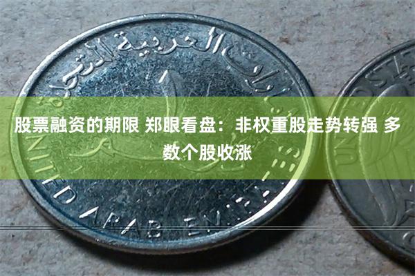 股票融资的期限 郑眼看盘：非权重股走势转强 多数个股收涨