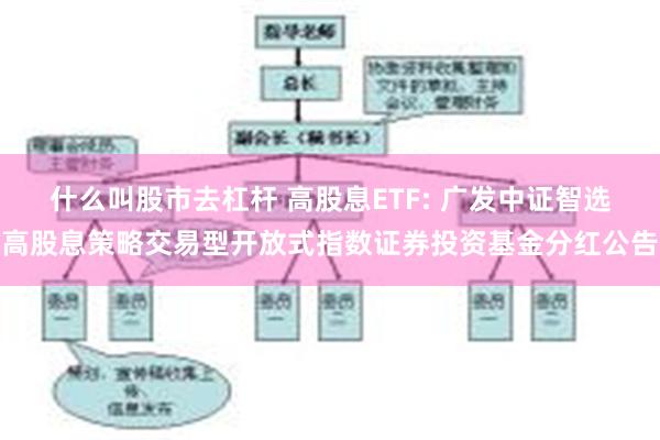 什么叫股市去杠杆 高股息ETF: 广发中证智选高股息策略交易型开放式指数证券投资基金分红公告